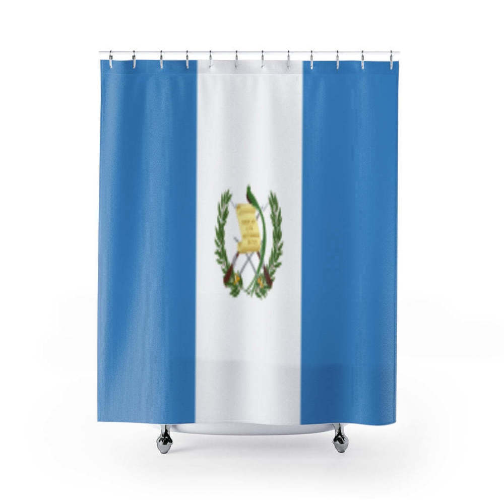 Guatemala Flag Stylish Design 71" x 74" Elegant Waterproof Shower Curtain for a